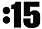 15 čez