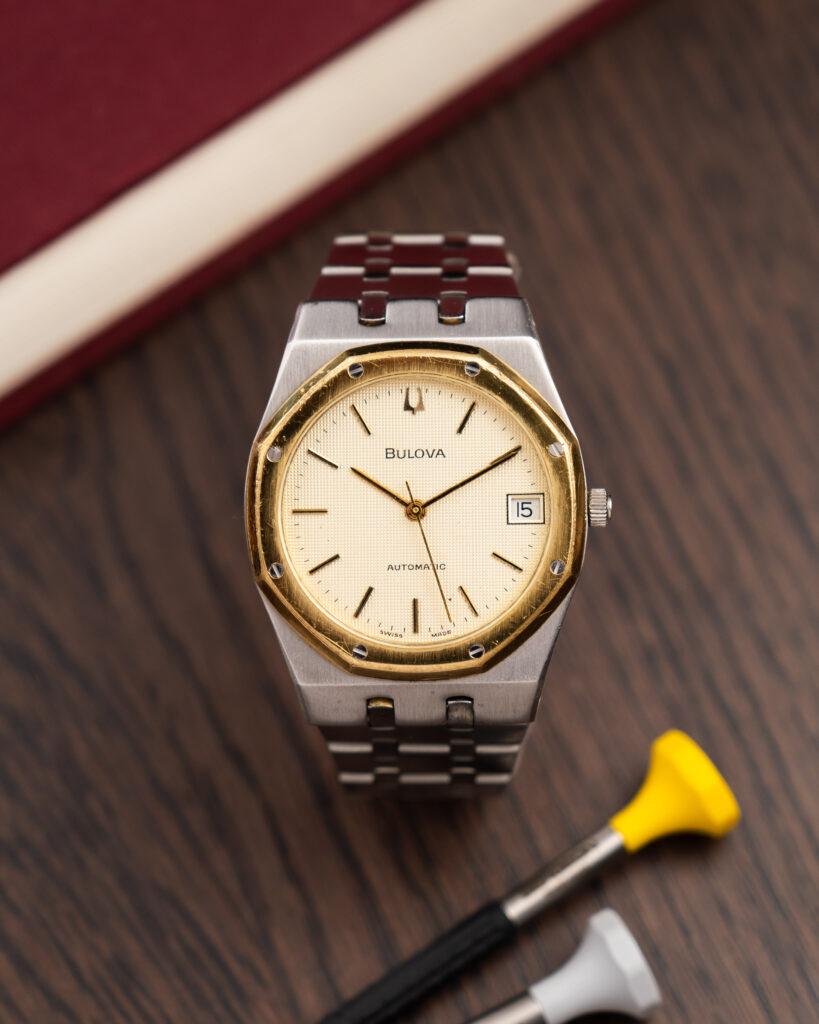 bulova royal oak two tone gerald genta