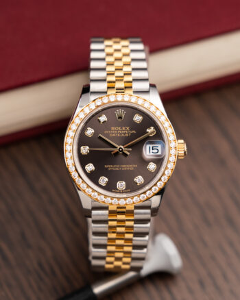 rabljena ura rolex datejust 31 278383rbr z diamanti