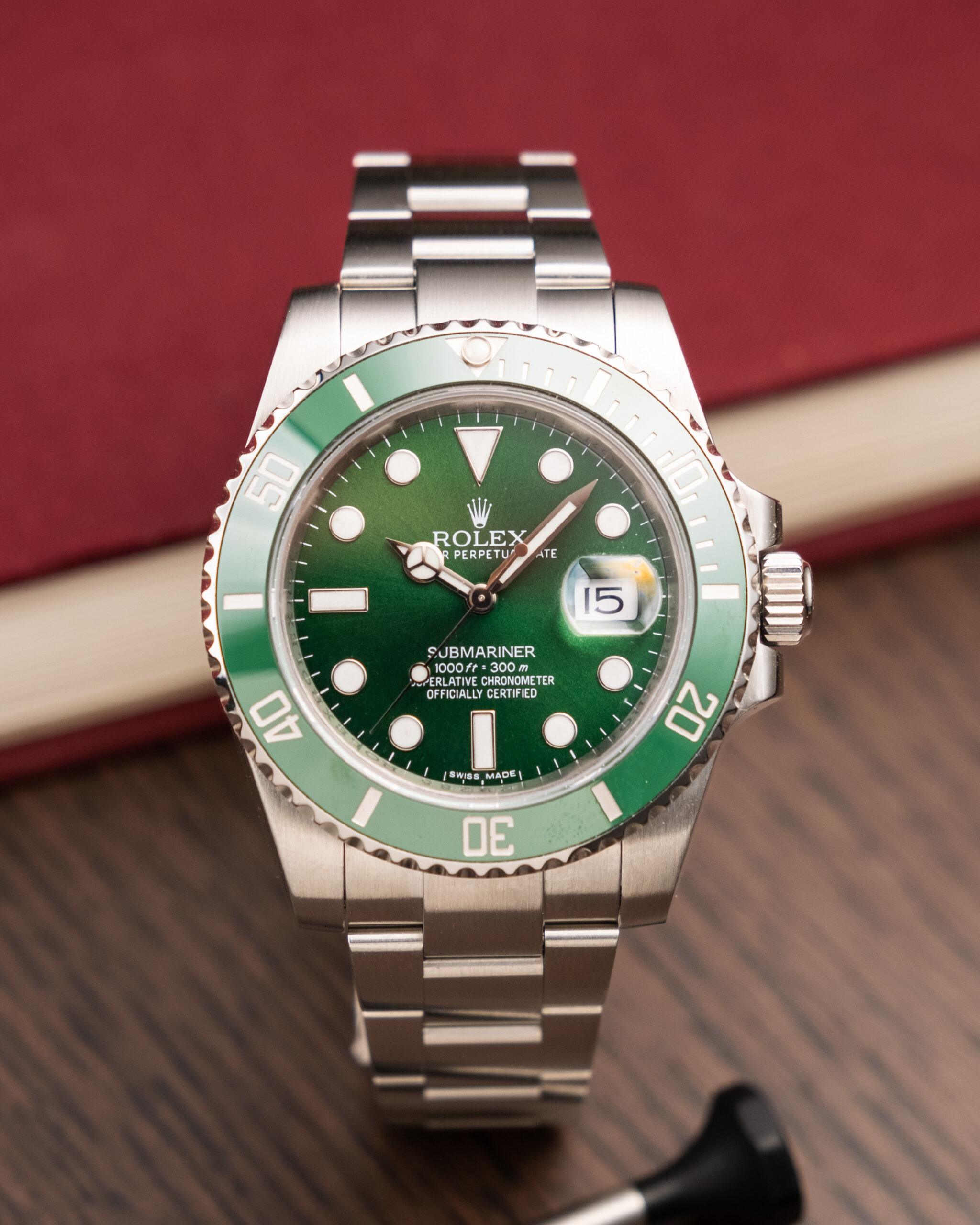 rabljena ura rolex submariner 116610LV hulk slovenija