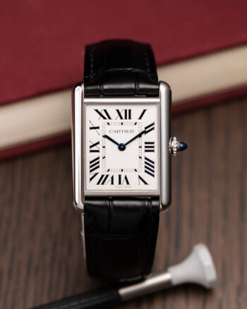 rabljena ura cartier tank solarbeat