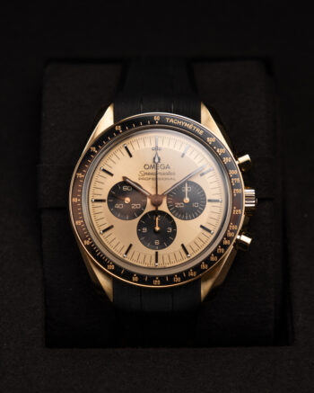 nova nenošena omega speedmaster moonshine gold na kavčuk pasu slovenija
