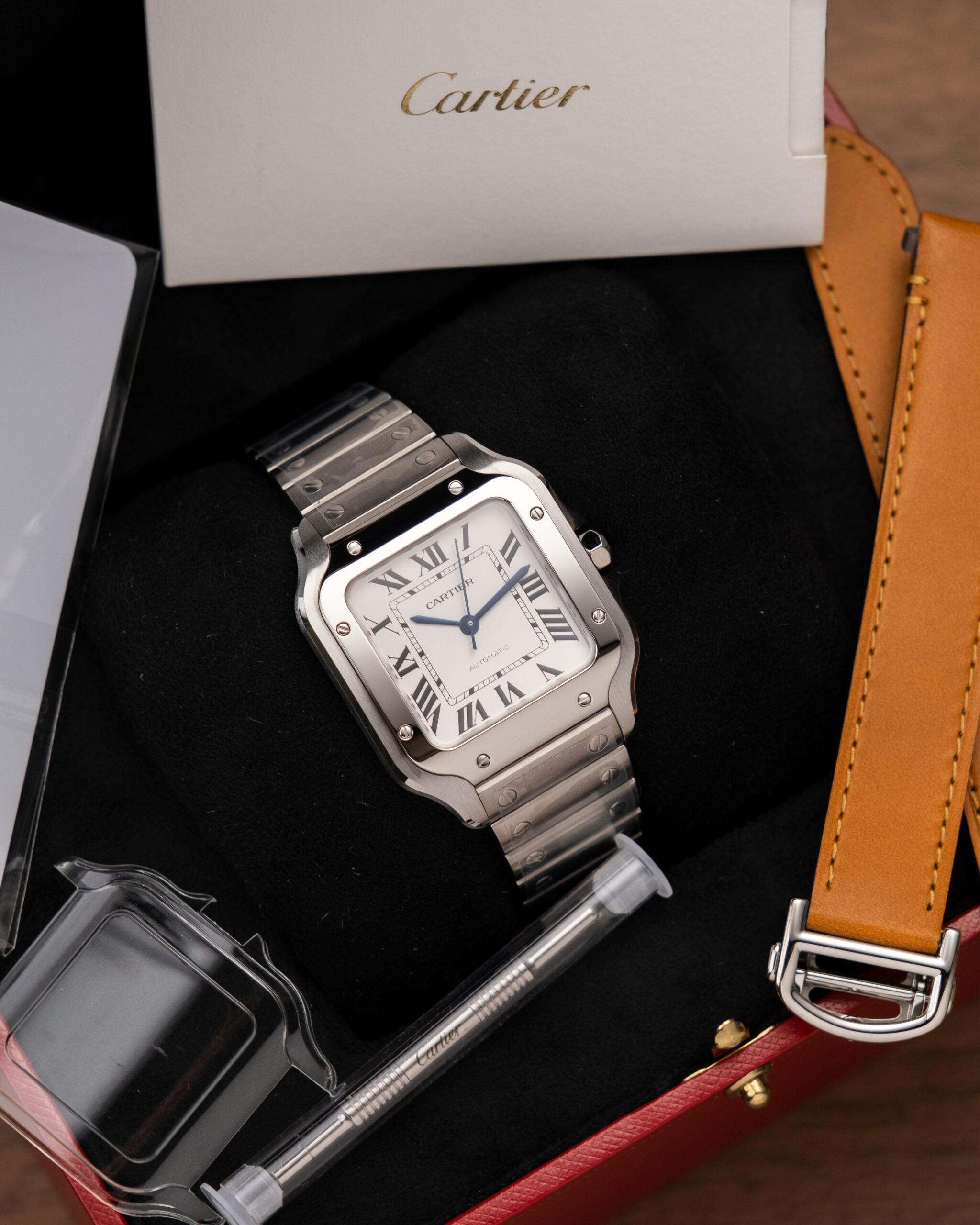 Cartier Santos Medium "White" - slika 4