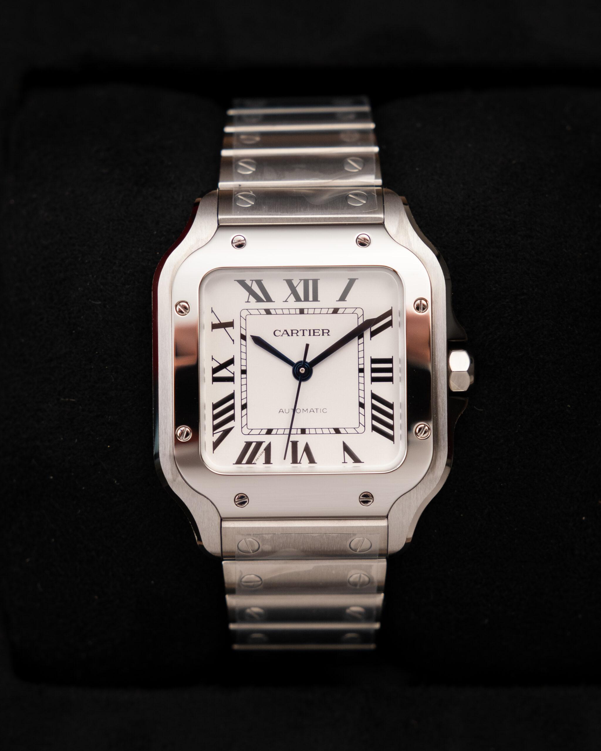 nova nenošena ura cartier santos medium slovenija